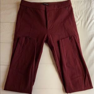 Moving sale! Burgundy Zara  pontè pants
